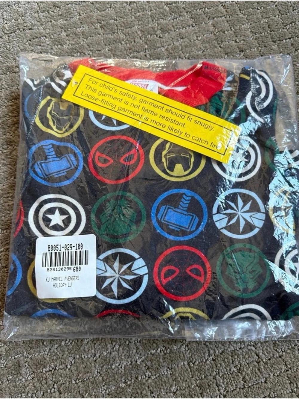 Hanna Andersson Marvel Long-Sleeve PJ set
